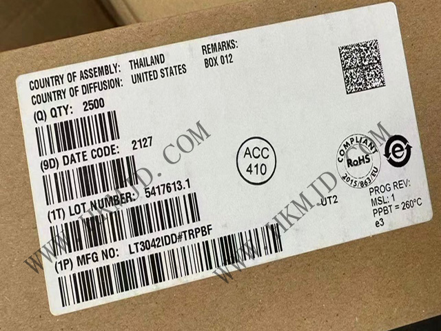 【出售】LT3042IDD (ADI) 20V、200mA、超低噪聲、超高 PSRR RF 線性穩(wěn)壓器