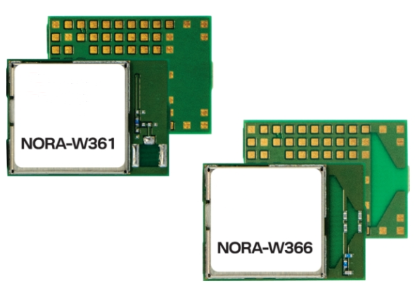 u-blox發(fā)布新款雙頻Wi-Fi藍(lán)牙LE模塊：NORA-W361-00B、NORA-W366-00B