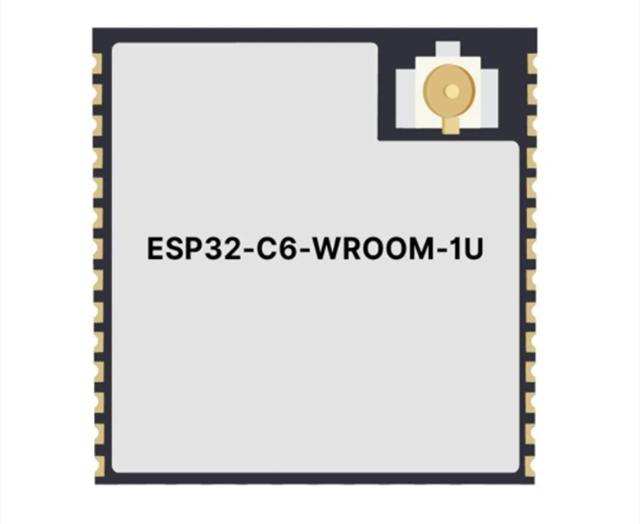功能強大的ESP32-C6-WROOM-1U-N8 通用型Wi-Fi、IEEE 802.15.4和藍牙LE模塊