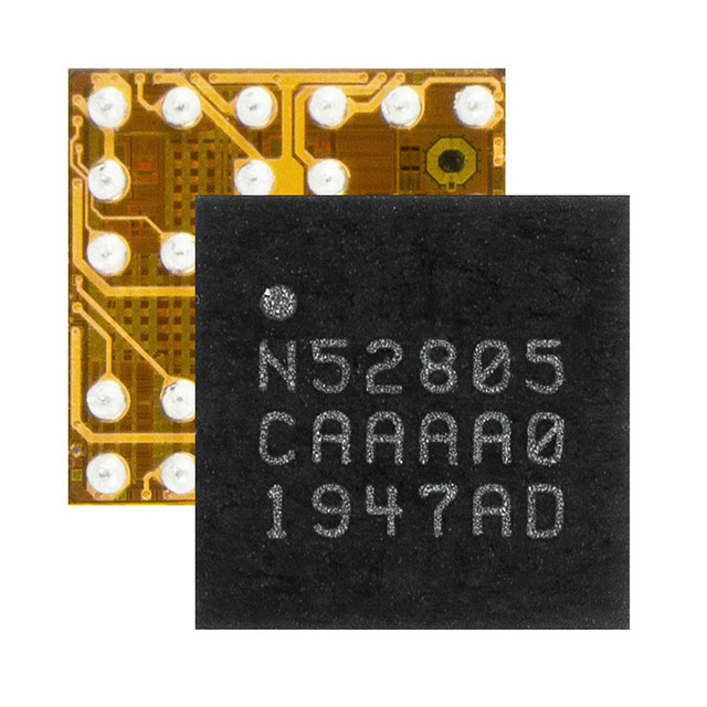 原裝【Nordic】NRF52805-CAAA-R7 2.4GHz 藍(lán)牙 5.0 收發(fā)器