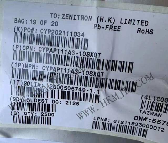 EZ-PD? PAG1P 主側(cè)啟動控制器 CYPAP111A3-10SXQT 適用于 USB PD 充電器和適配器