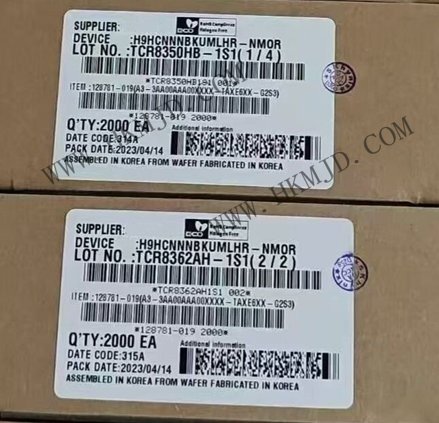 供應(yīng)SK海力士H9HCNNNBKUMLHR-NMOR LPDDR4X內(nèi)存芯片