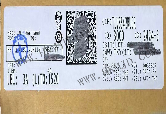 [供應(yīng) TI 放大器] TLV8542RUGR 500nA，RRIO 運(yùn)算放大器